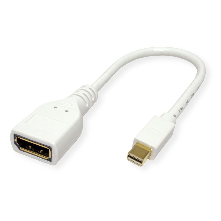 ROLINE DisplayPort Kabeladapter, DP BU - Mini DP ST, 0,15 m