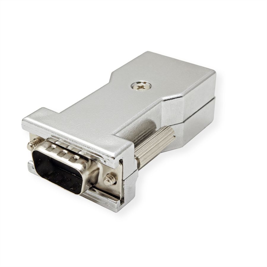 ROLINE DB9 Stecker-RJ45 Buchse 8P/8C 8Ltg., silberfarben