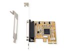EXSYS EX-44001 PCIe x1 LP 1x parallel EPP inkl. LowProfile Bügel