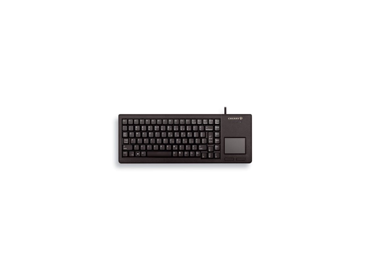 CHERRY XS Touchpad Tastatur USB QWERTY US Englisch Schwarz