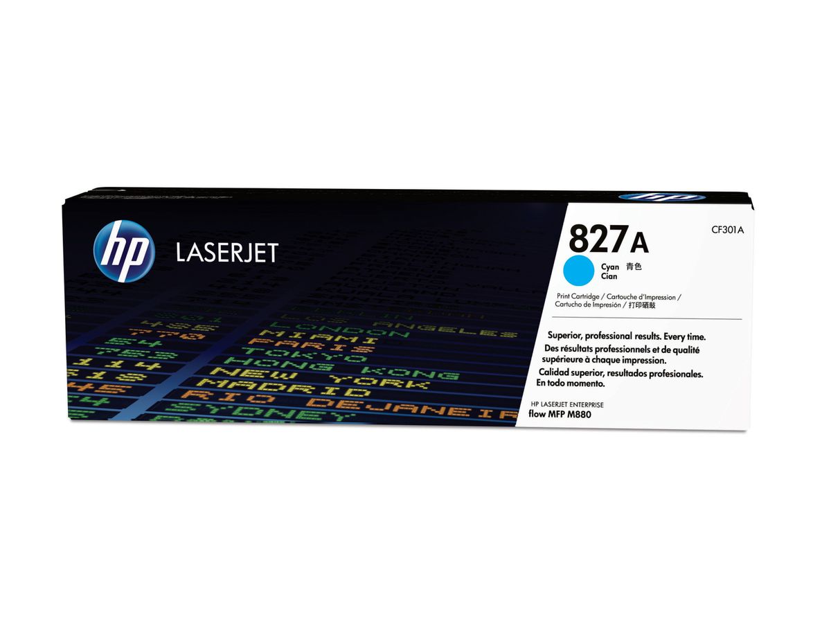 HP 827A Cyan Original LaserJet Tonerkartusche