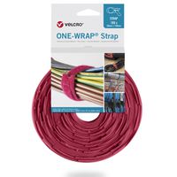 VELCRO® One Wrap® Strap 20mm x 150mm, 100 Stück, rot