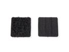 VELCRO® Klettquadrate Selbstklebend, Haken & Flausch 25mm x 25mm x 24 sets Schwarz