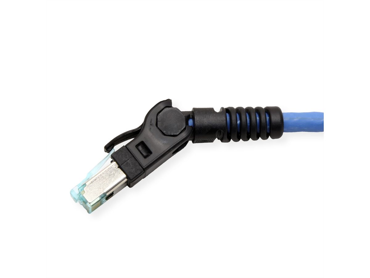 EasyLan VarioBoot Patchkabel Kat.6A, S/FTP, blau, 2 m