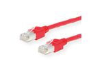 KERPEN Patchkabel Cat.5e (Class D) SF/U, MegaLine D1-20, gekreuzt, rot, 10 m