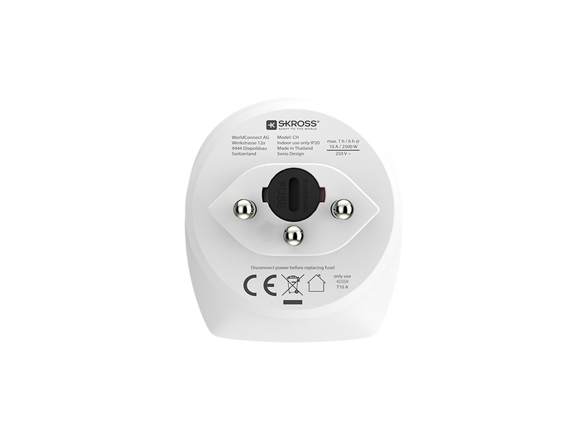 Skross Combo World to Switzerland Adapter-Set