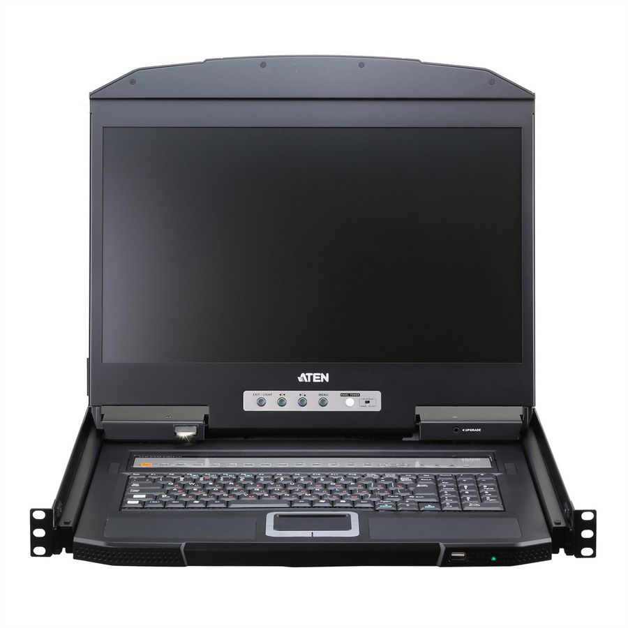 ATEN CL3716NX GB 16-Port USB HDMI LCD KVM Konsole, UK-Layout