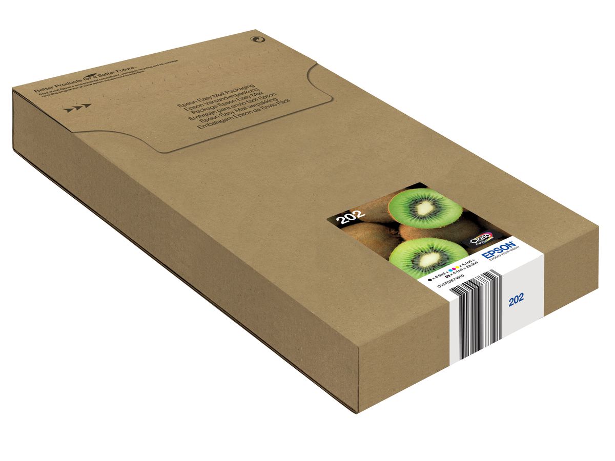 Epson Multipack 5-colours 202 Claria Premium Ink EasyMail