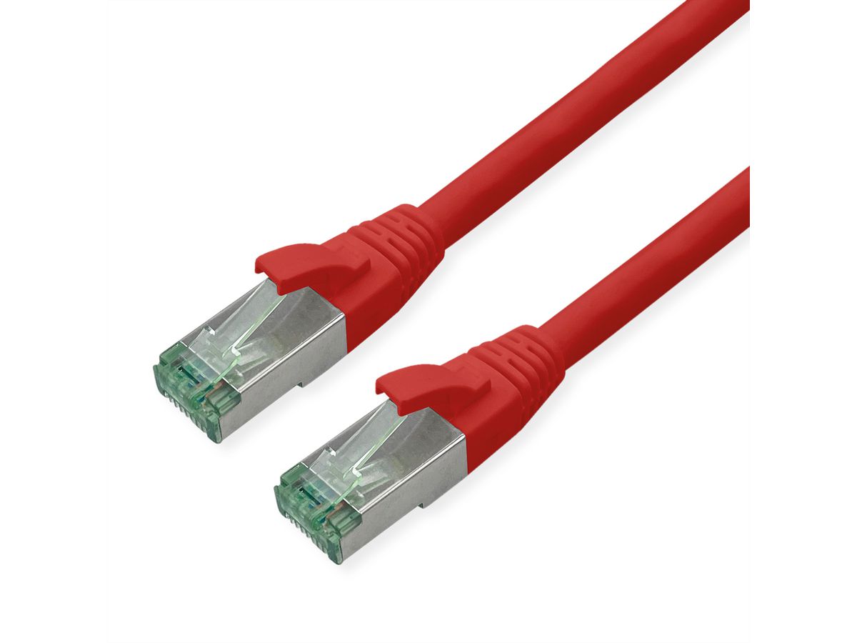 ROLINE RM Patchkabel Kat.6A S/FTP (PiMF), rot, 1,5 m