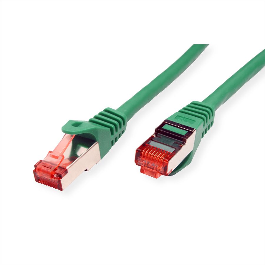 ROLINE Patchkabel Cat.6 S/FTP (PiMF), Component Level, LSOH, grün, 0,5 m