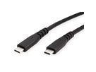 ROLINE USB4 Gen2x2 Kabel, C–C, ST/ST, 20Gbit/s, 240W, schwarz, 3 m