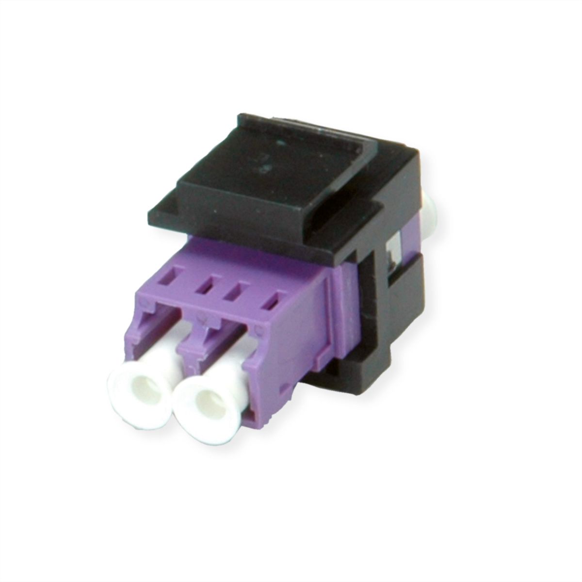 ROLINE Keystone LWL-Adapter LC/LC Duplex, Multimode, OM4