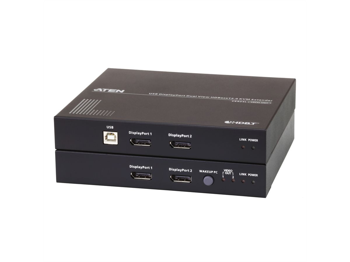 ATEN CE924 USB DisplayPort Dual-Anzeige HDBaseT 2.0 KVM Extender