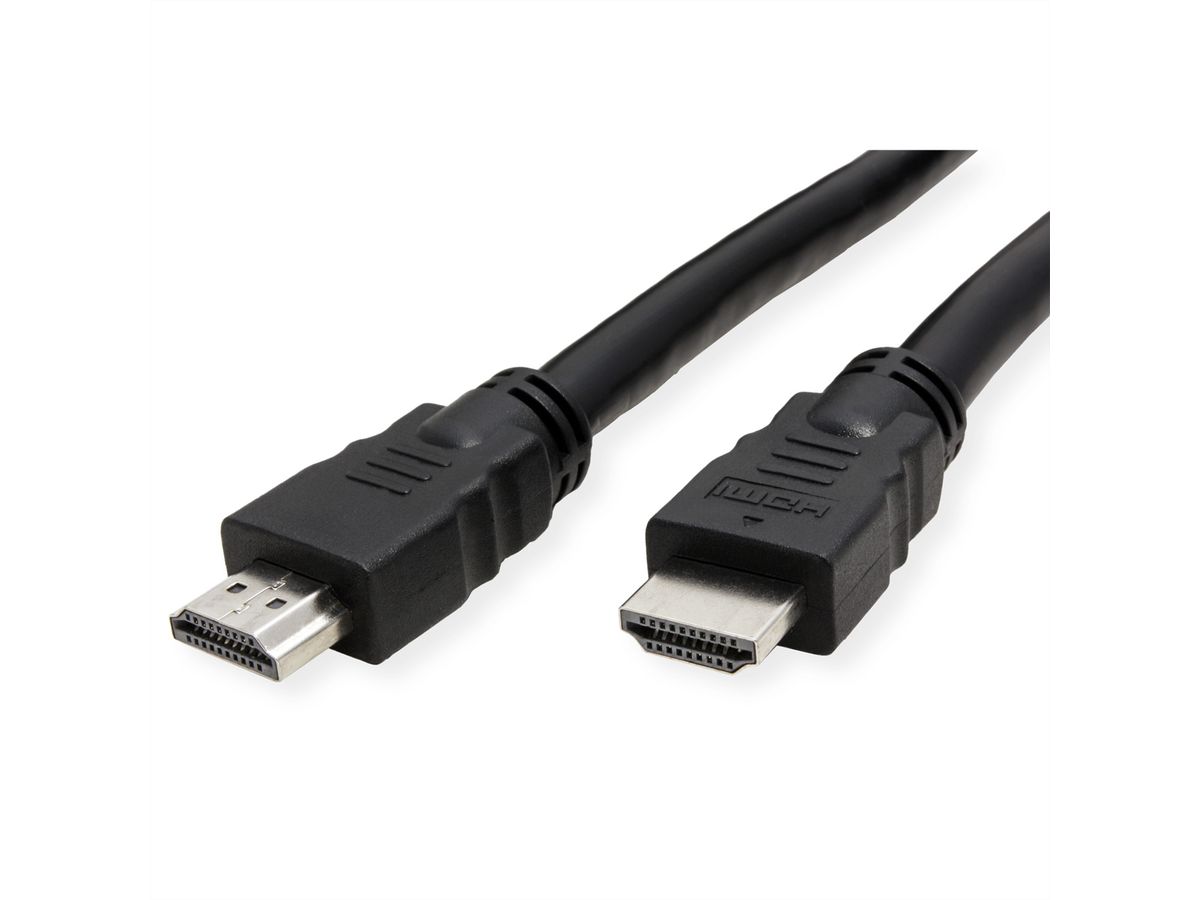 VALUE HDMI High Speed Kabel mit Ethernet, schwarz, 7,5 m
