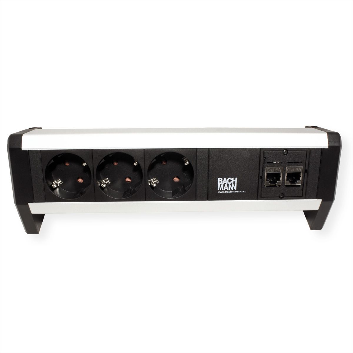 BACHMANN DESK 3x Schutzkontakt, 2x CAT6