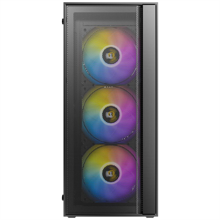 ANTEC AX65 ARGB PC Gehäuse Midi Tower Gaming ATX, schwarz