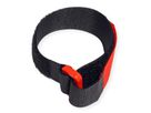 VELCRO® Klettband mit Öse, 25mm, 10Stk., schwarz, 30 cm