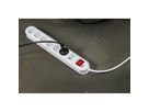BACHMANN SMART Steckdosenleiste 6x Schutzkontakt, Schalter, Überspannungsschutz, weiß, 1,5 m