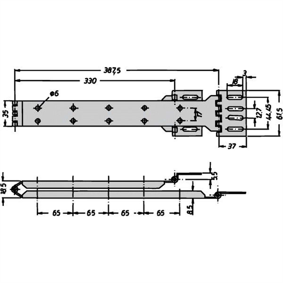 SCHROFF Kabelträger - KABELTRAEGER TYP B