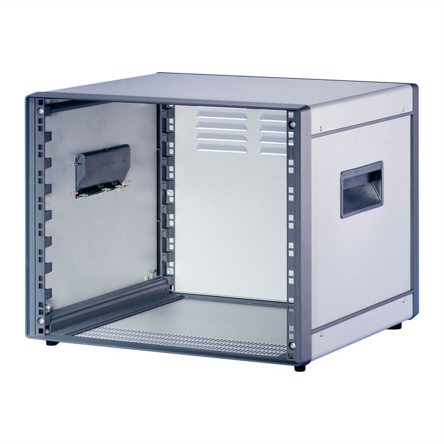 SCHROFF 19"-Gehäuse 12 HE, Aluminium - COMPTEC GEHAEUSE 12HE 500T