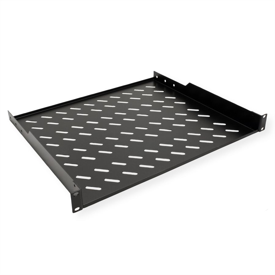 ROLINE 19-Zoll Fachboden 1 HE 400 T, 15kg Tragkraft schwarz
