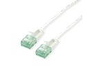 ROLINE RM UTP DataCenter Patchkabel Kat.6A (Class EA), slim, weiß, 0,15 m