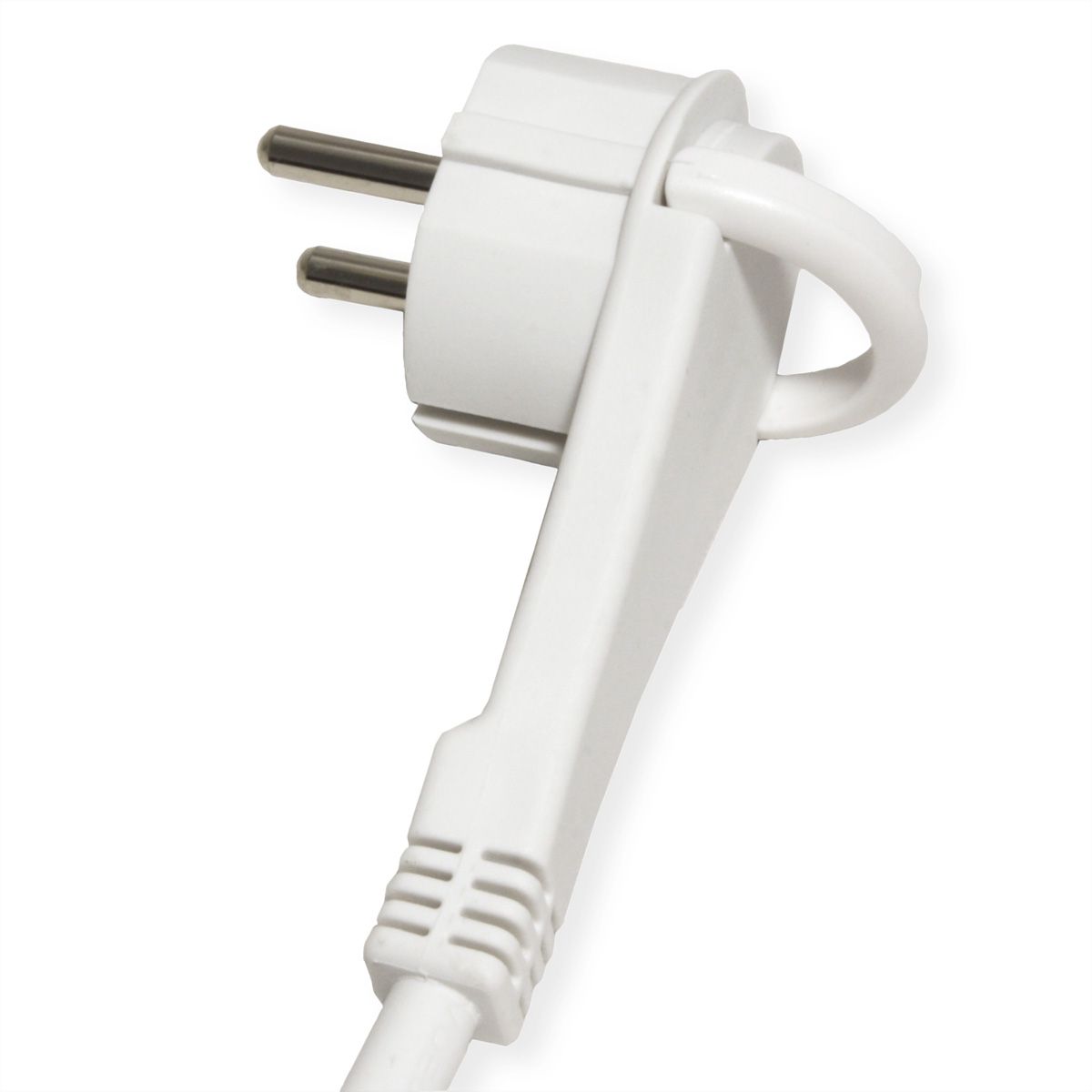 ROLINE 4-fach Steckdosenleiste mit Schalter, rund, UTE Version, USB-Charger A+C, blau, 1,5 m
