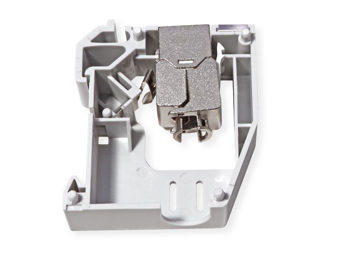 ROLINE Tragschienenadapter für Keystone Module, unbestückt, 180°