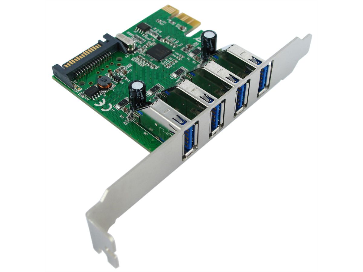 VALUE PCI-Express-Karte, USB 3.2 Gen 1, 4 Ports