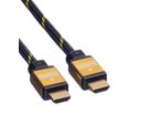 ROLINE GOLD HDMI High Speed Kabel mit Ethernet, 1,5 m