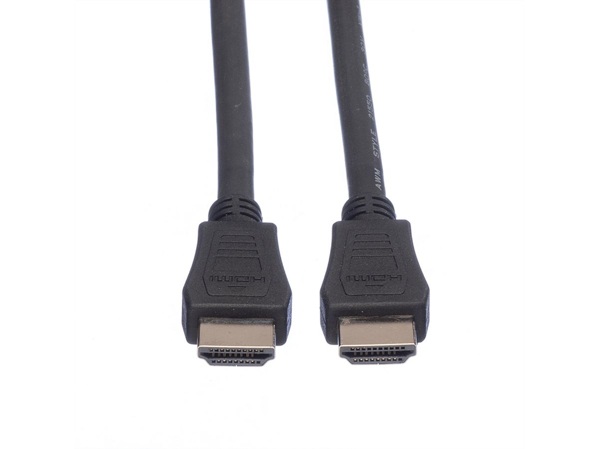 VALUE HDMI High Speed Kabel mit Ethernet, LSOH, schwarz, 10 m