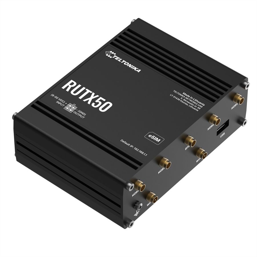 TELTONIKA RUTX50 5G/4G/LTE Industrie Router eSIM Version