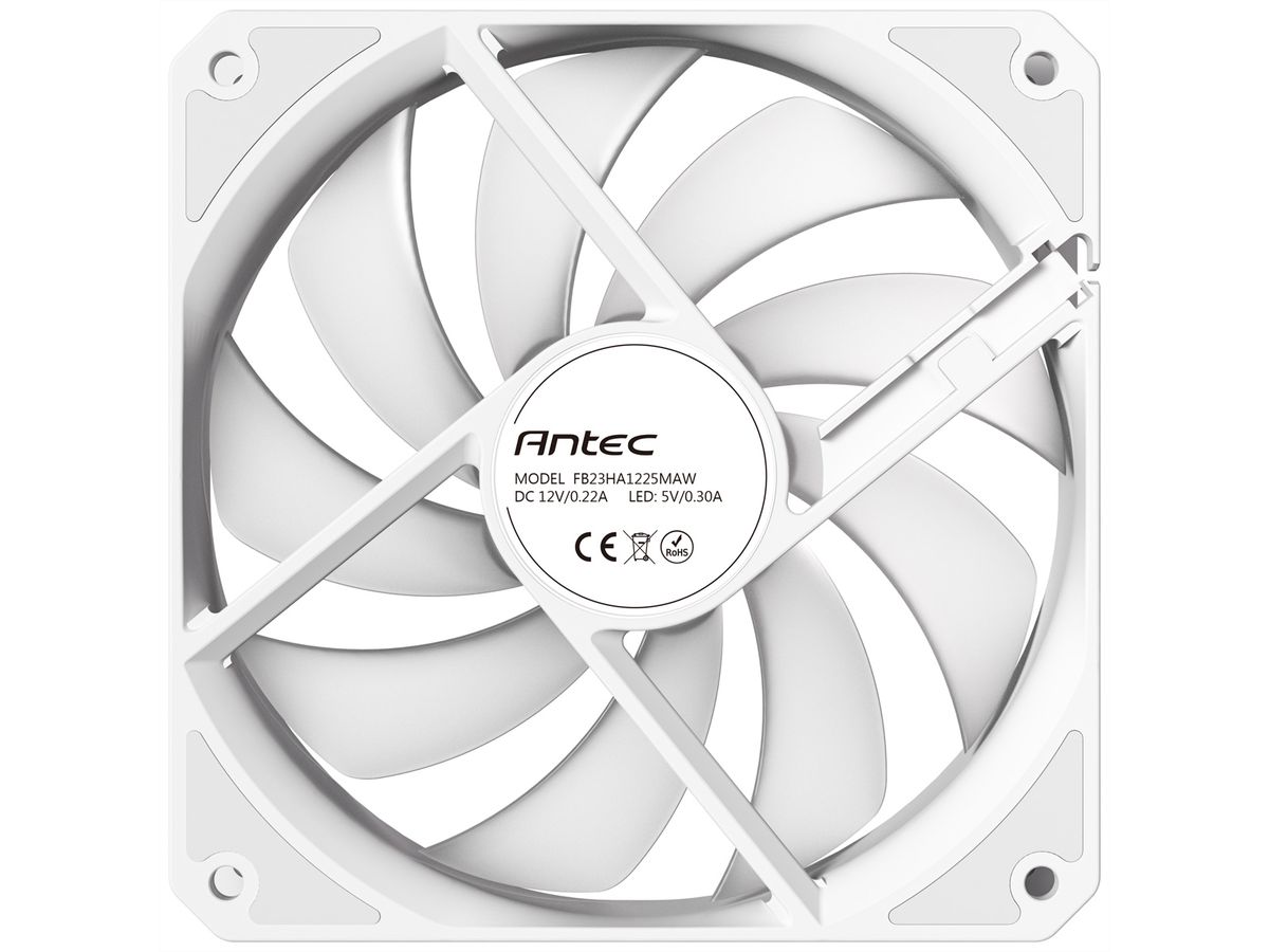 ANTEC P12R PWM ARGB REVERSE Fan PC Gehäuselüfter, weiß