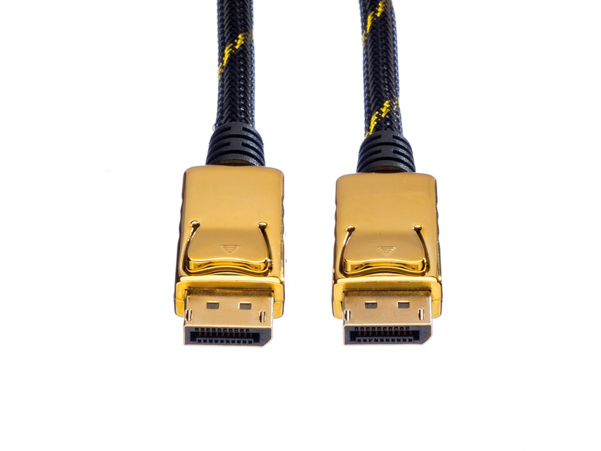 ROLINE GOLD DisplayPort Kabel, DP ST - ST, Retail Blister, 3 m