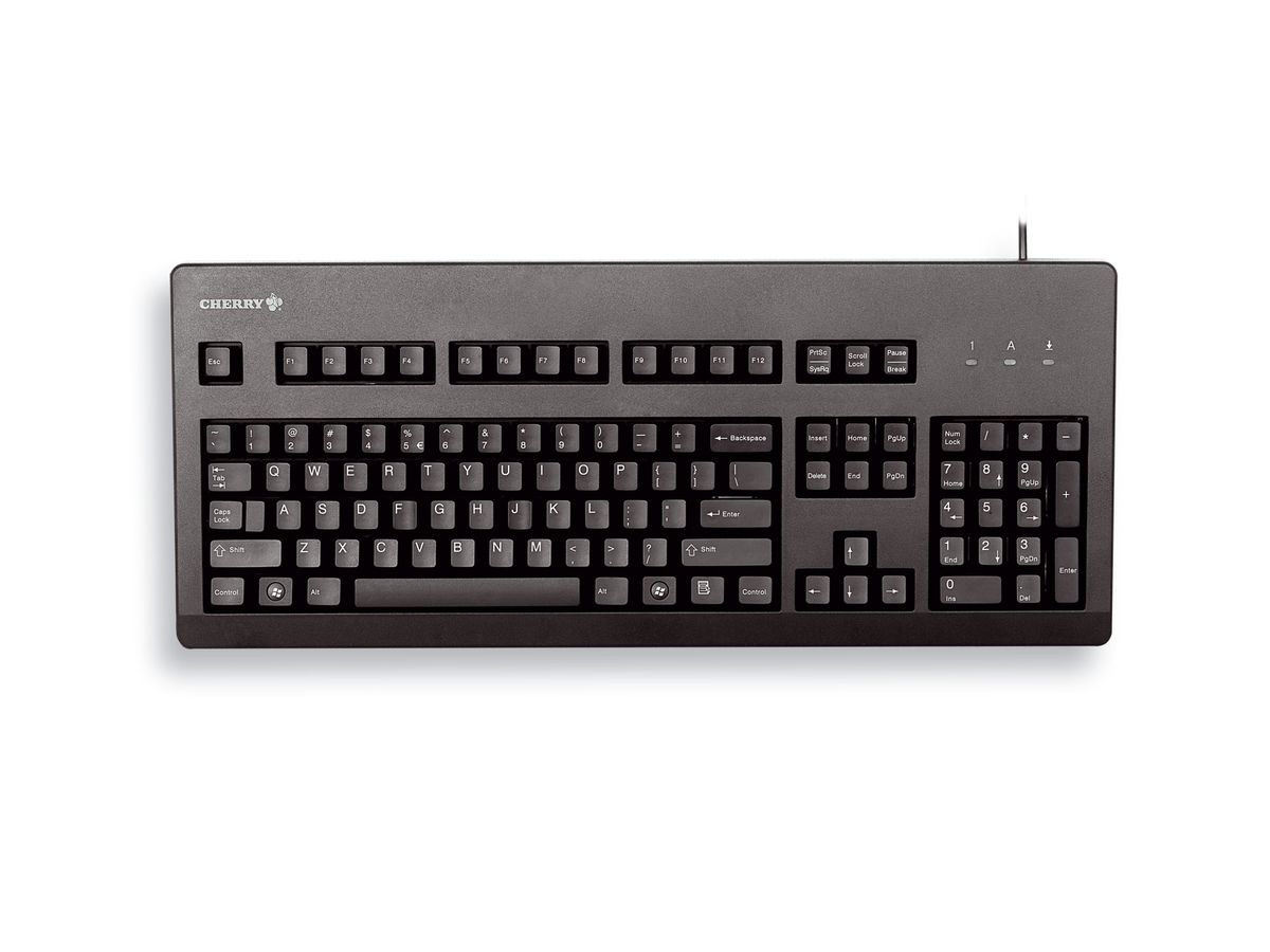 CHERRY G80-3000 Tastatur USB QWERTY UK Englisch Schwarz