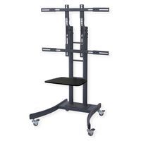 VALUE LCD-/TV-Rollständer, 32-100 Zoll, bis 125 kg, schwarz