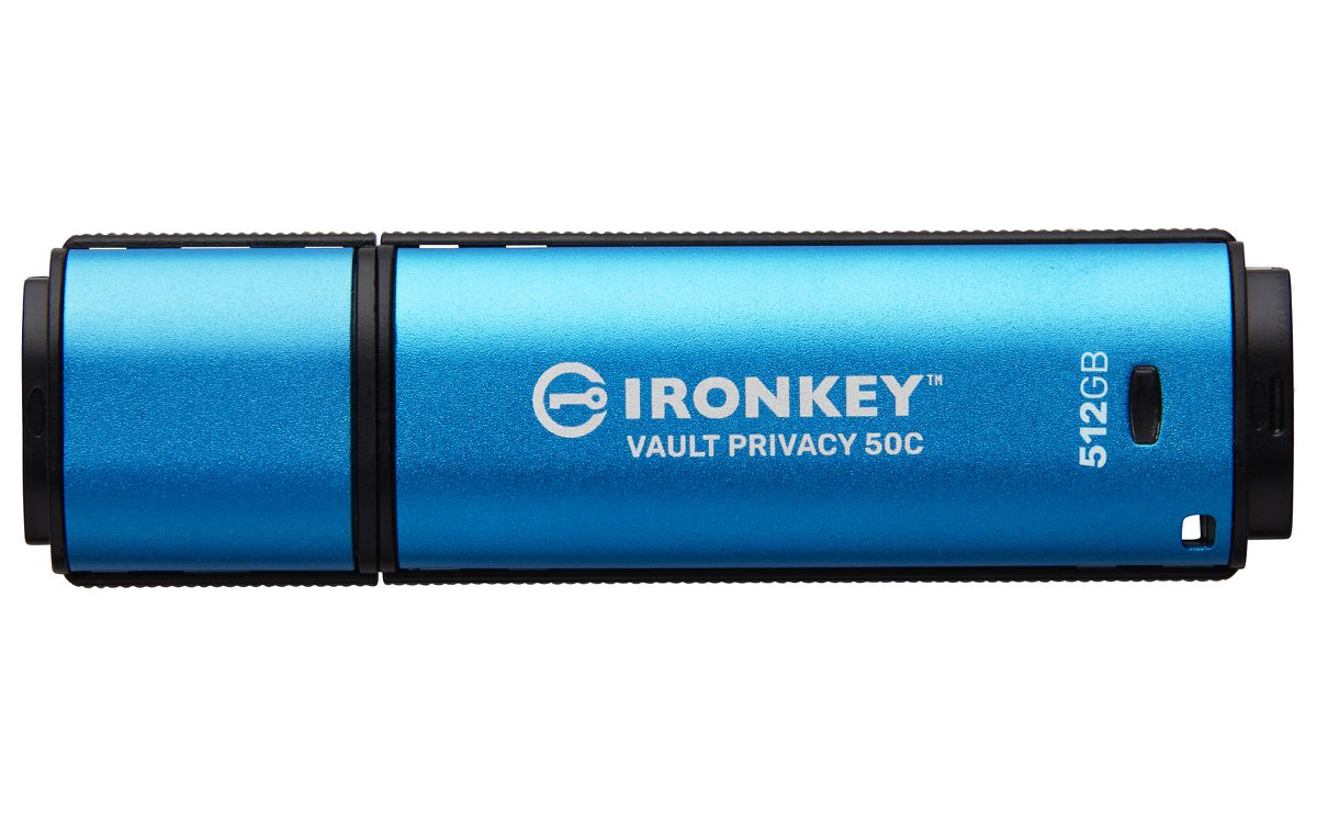 Kingston Technology IronKey 512GB USB-C Vault Privacy 50C AES-256 verschlüsselter, FIPS 197