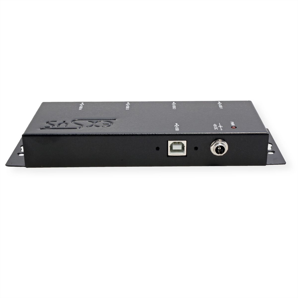EXSYS EX-1166HMV 4 Port externer USB 2.0 Hub Metall verschraubbar