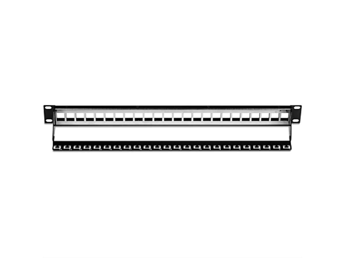 TRENDnet TC-KP24S Patch Panel, 24-Port Blank Keystone Shielded  1U