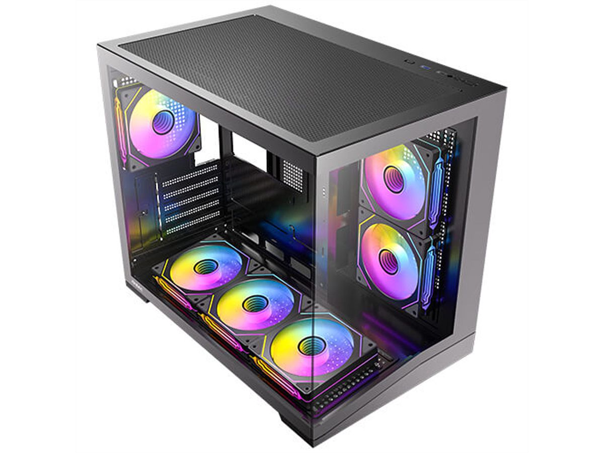 ANTEC CX M3 ARGB B PC Case, Mini-Tower microATX, schwarz