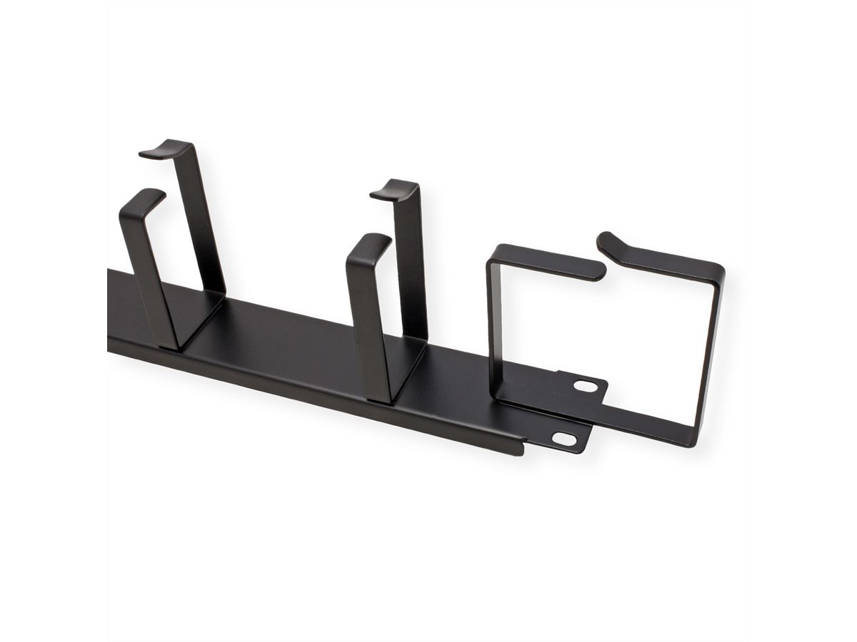 VALUE 19"-Frontplatte, 6 Ösen Typ G, schwarz