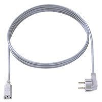 BACHMANN Zuleitung H05VV-F 3G 1,5 mm², CEE7/7 / C13, grau, 1 m