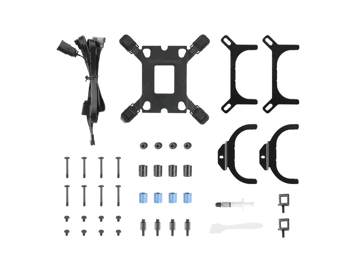 ANTEC Skeleton 240 ARGB Prozessorlüfter Wasserkühlung, schwarz