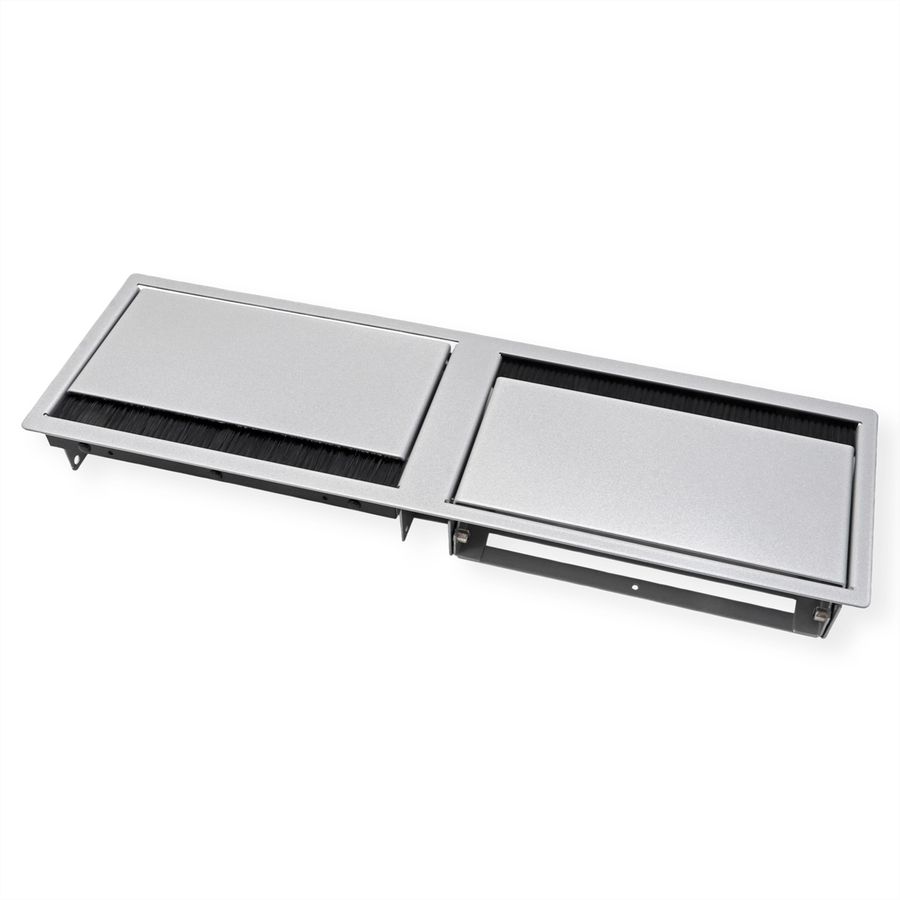 BACHMANN CONI DUO Einbaurahmen 2 x Small, grau