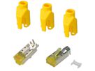 HiRose TM31 Stecker geschirmt, Tülle gelb, 50 Stück