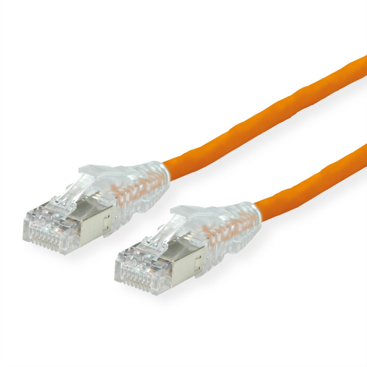 DÄTWYLER Patchkabel Cat.6A (Class EA) S/FTP, CU 7702 flex LSOH, AMP v2, orange, 0,5 m