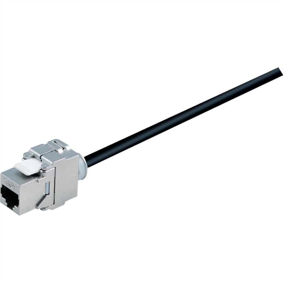 BACHMANN CAT6A RJ45 Leitung 5m Buchse, TKM Keystone