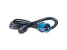 BACHMANN Kabel Stecker IEC60309-Blau - Kupplung C19, 3m 16A, schwarz, 3 m