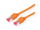 DÄTWYLER Patchkabel Kat.6 (Class E) S/FTP, CU 7702 flex LSOH, Hirose TM21, orange, 20 m