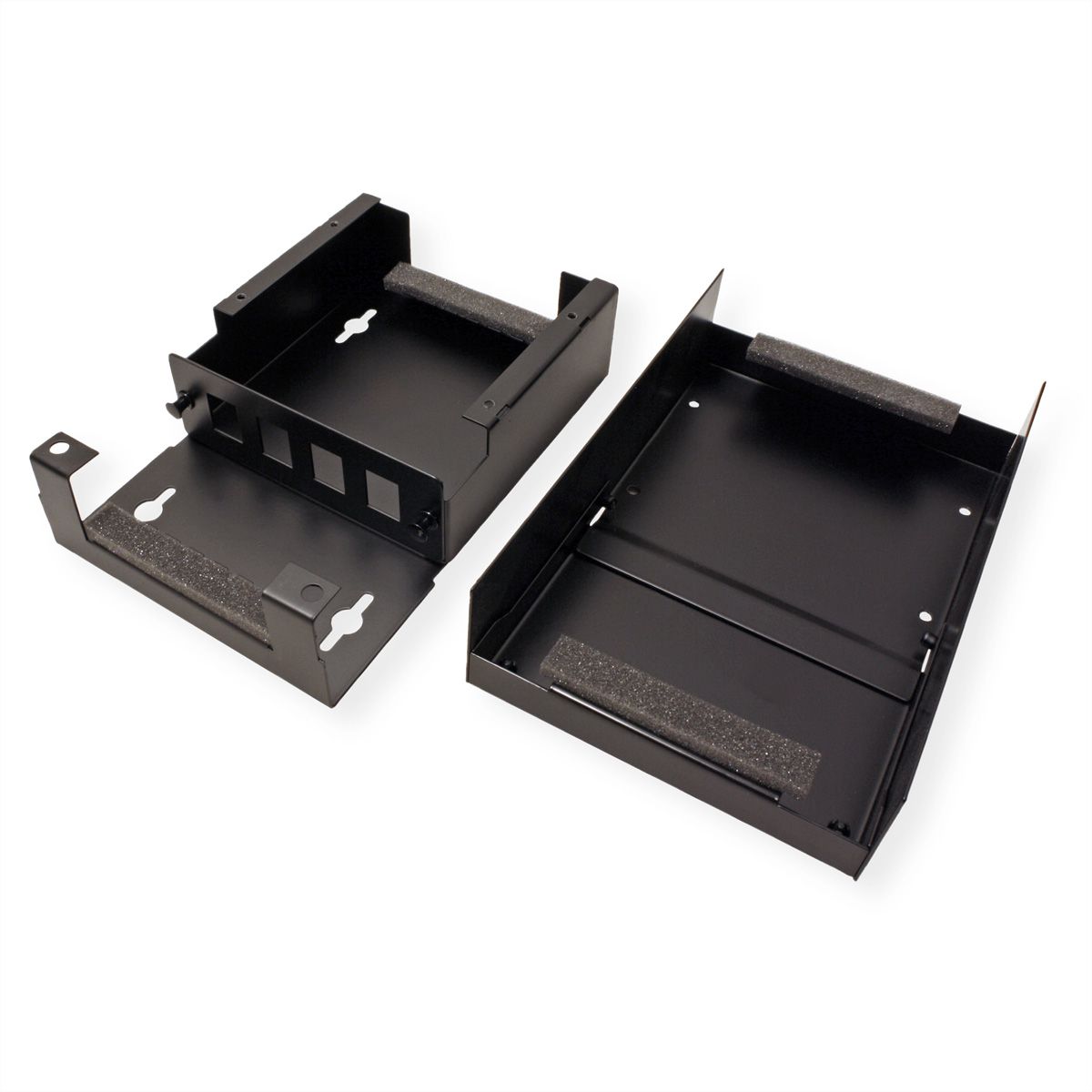 VALUE Wandgehäuse für 4x Keystones, schwarz